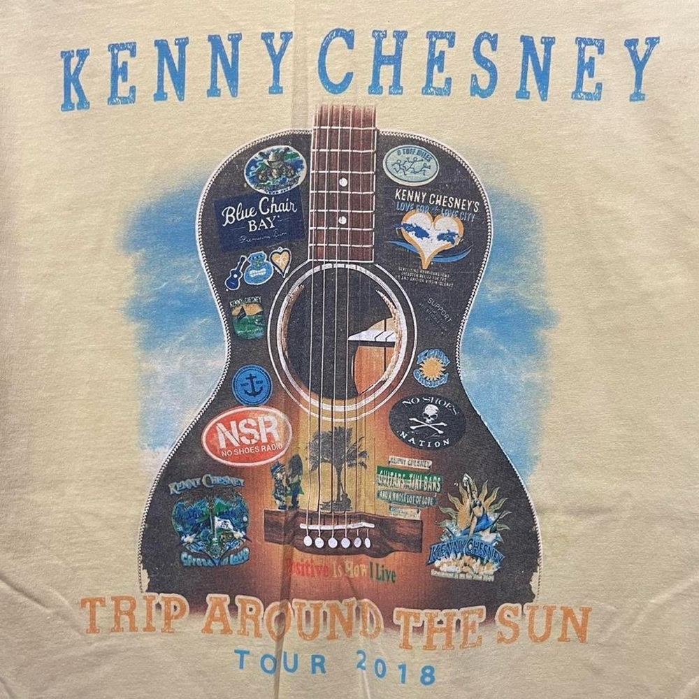 2018 Kenny Chesney trip around the sun tour country music tour concert T-shirt - Picture 5 of 6